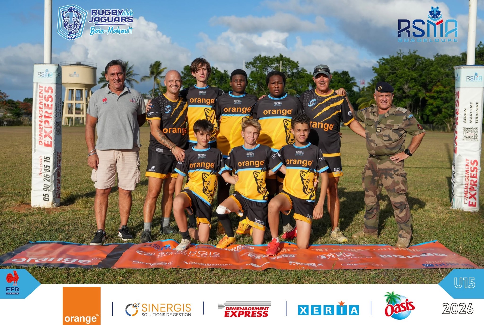 Équipe U15 du Rugby Club Jaguars, tournoi RSMA 2026